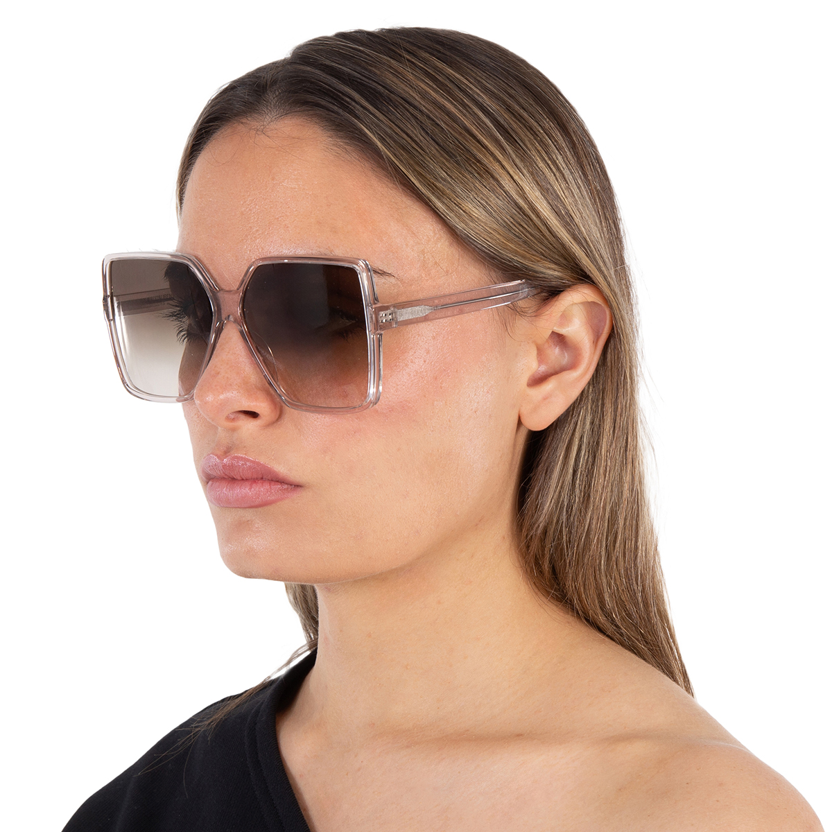 saint laurent brown gradient square ladies sunglasses sl 232 betty 005 63 saint laurent brown gradient square ladies sunglasses sl 232 betty 005 63