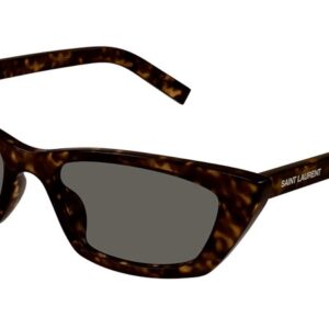 saint laurent grey cat eye ladies sunglasses sl 277 010 52