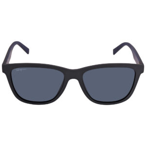 ferragamo salvatore ferragamo blue rectangular men's sunglasses sf998s 002 57