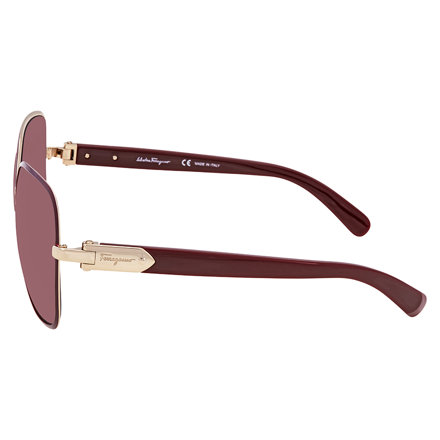 ferragamo salvatore ferragamo bordeaux gradient square ladies sunglasses sf150s 728 59 ferragamo salvatore ferragamo bordeaux gradient square ladies sunglasses sf150s 728 59