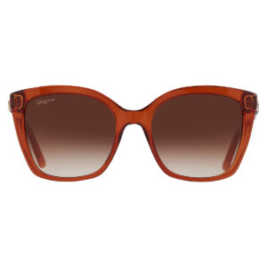 ferragamo salvatore ferragamo brown gradient butterfly ladies sunglasses sf1026s 261 54
