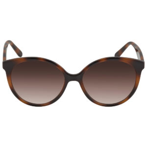 ferragamo salvatore ferragamo brown gradient round ladies sunglasses sf1071s 240 58