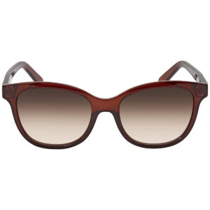ferragamo salvatore ferragamo brown gradient square ladies sunglasses sf834s 210 55