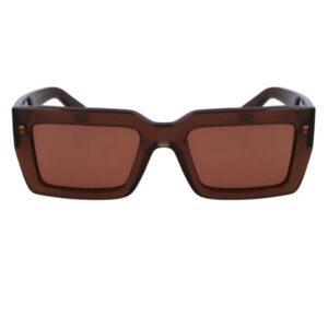 ferragamo salvatore ferragamo brown rectangular ladies sunglasses sf1108s 232 54