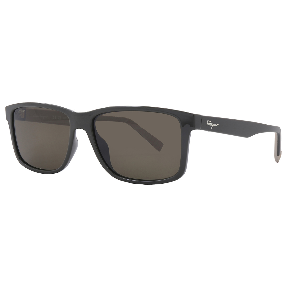 ferragamo salvatore ferragamo dark grey rectangular men's sunglasses sf938s 338 57 ferragamo salvatore ferragamo dark grey rectangular men's sunglasses sf938s 338 57