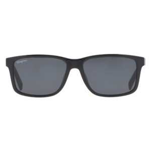 ferragamo salvatore ferragamo dark grey rectangular men's sunglasses sf938s 962 57