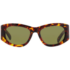 ferragamo salvatore ferragamo green oval ladies sunglasses sf1082sn 219 53