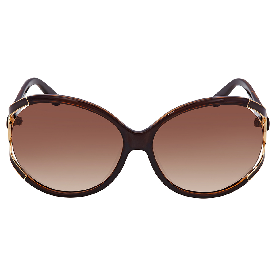 ferragamo salvatore ferragamo brown gradient round ladies sunglasses sf600s 220 61 ferragamo salvatore ferragamo brown gradient round ladies sunglasses sf600s 220 61
