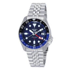 seiko 5 automatic blue dial men's watch ssk003