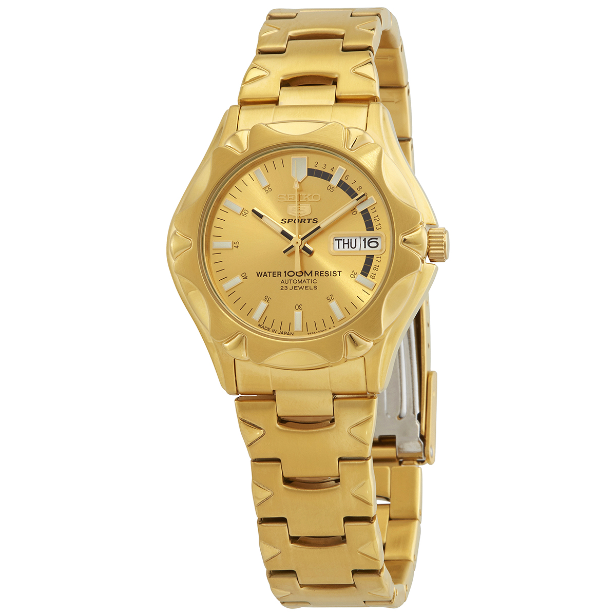 seiko 5 automatic gold dial men's watch snz450j1 seiko 5 automatic gold dial men's watch snz450j1
