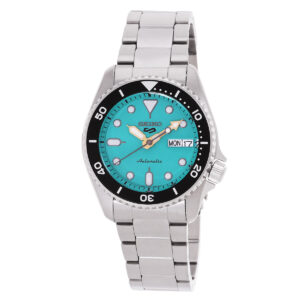 seiko 5 sports automatic green dial men's watch srpk33k1
