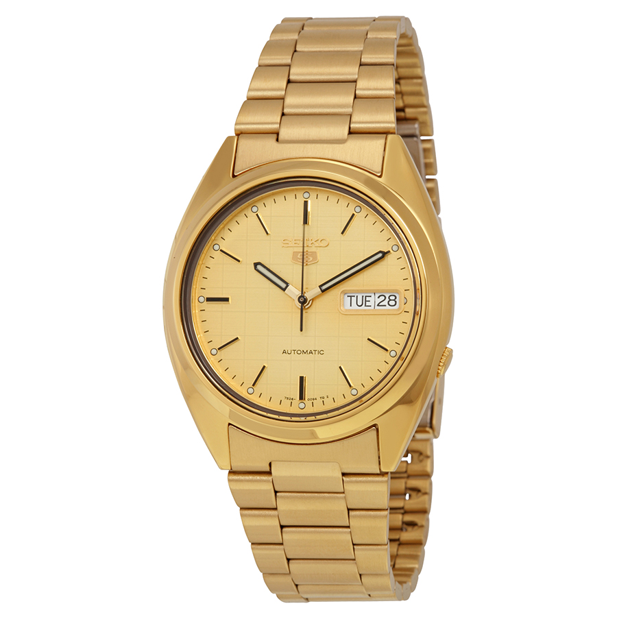 seiko 5 automatic champagne dial men's watch snxl72 seiko 5 automatic champagne dial men's watch snxl72