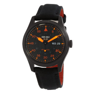 seiko 5 sports automatic black dial men's watch srph33k1