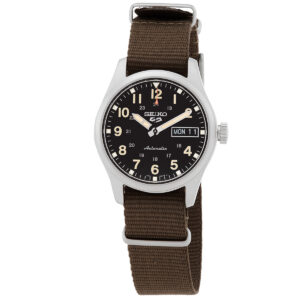 seiko 5 sports automatic black dial men's watch srpj85k1