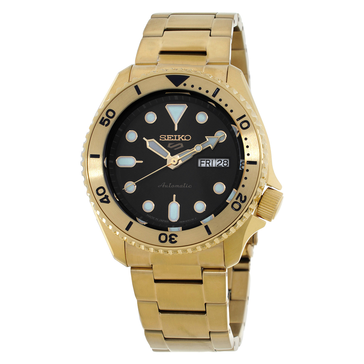 seiko 5 sports automatic black dial men's watch srpk18 seiko 5 sports automatic black dial men's watch srpk18