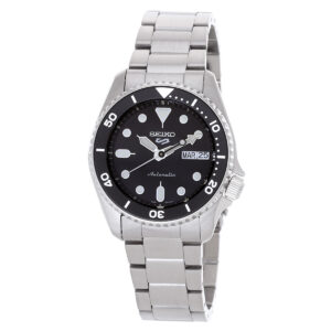 seiko 5 sports automatic black dial men's watch srpk29k1