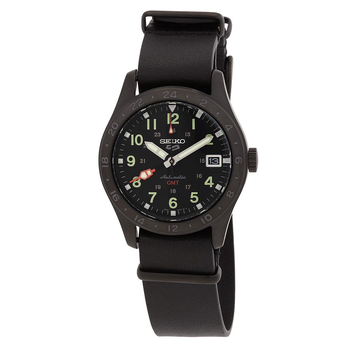 seiko 5 sports automatic black dial men's watch ssk025k1 seiko 5 sports automatic black dial men's watch ssk025k1