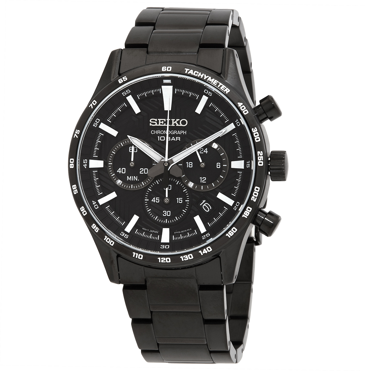 seiko chronograph quartz black dial men's watch ssb415p1 seiko chronograph quartz black dial men's watch ssb415p1