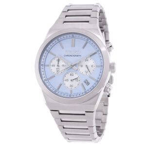 seiko sport chronograph quartz light blue dial men's watch ssb459p1
