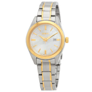 seiko core mother of pearl dial quartz ladies watch sur636p1