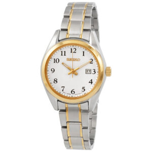 seiko core quartz white dial ladies watch sur466p1