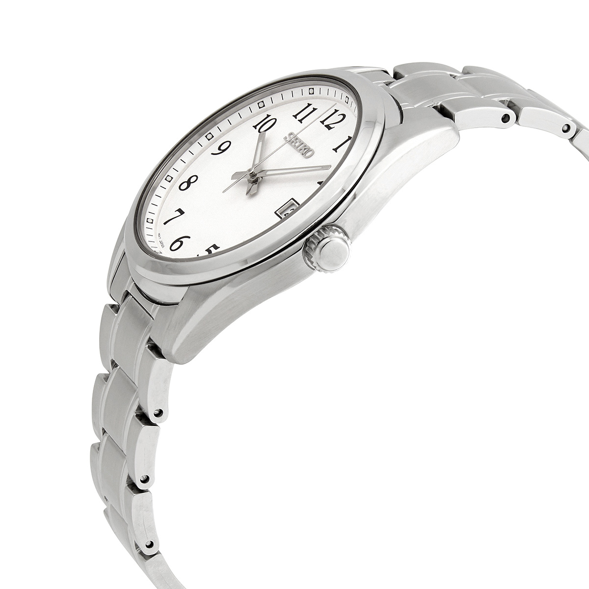 seiko core quartz white dial men's watch sur459p1 seiko core quartz white dial men's watch sur459p1
