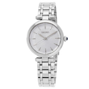 seiko discover more quartz light blue dial ladies watch srz553p1