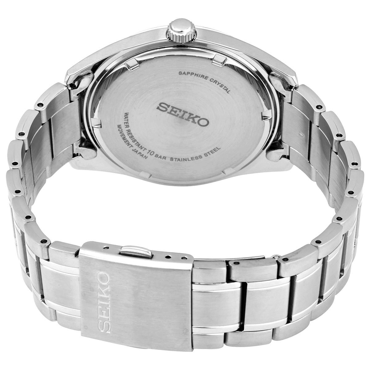 seiko essentials quartz silver dial men's watch sur307 seiko essentials quartz silver dial men's watch sur307
