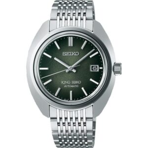 seiko king seiko automatic green dial men's watch sje113