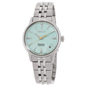 seiko presage automatic ladies light green dial watch srpl63j1