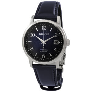 seiko presage cocktail time automatic blue dial men's watch srpe43