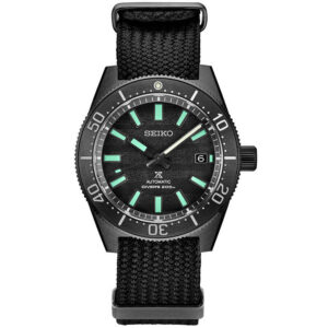 seiko prospex luxe 62mas automatic black dial men's watch sla067