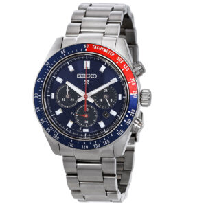 seiko prospex speedtimer chronograph blue dial men's watch ssc913p1