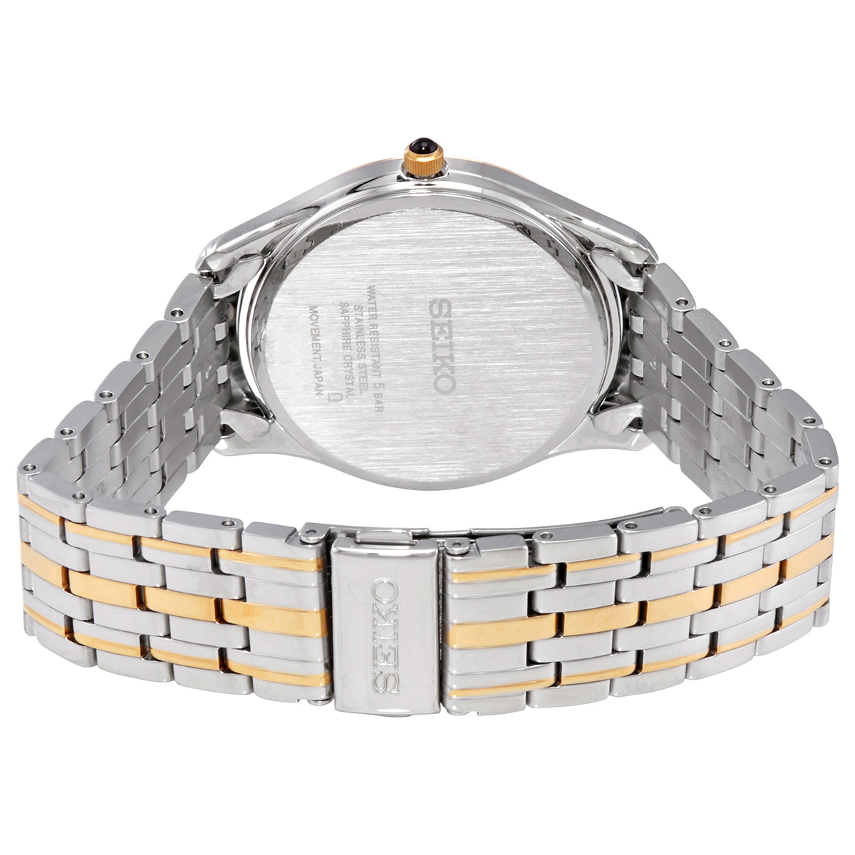 seiko quartz white dial two tone men's watch srk048p1 seiko quartz white dial two tone men's watch srk048p1