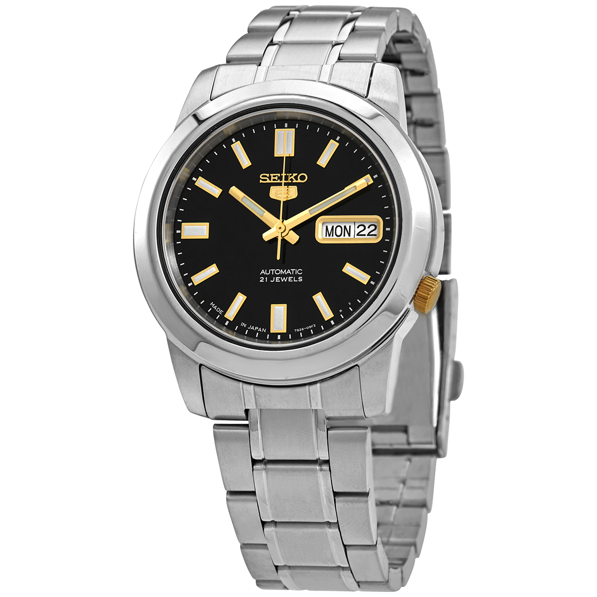 seiko 5 automatic black dial men's watch snkk17j1 seiko 5 automatic black dial men's watch snkk17j1