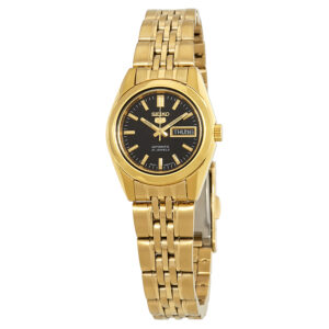 seiko series 5 automatic black dial ladies watch syma40