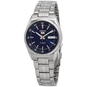 seiko series 5 automatic blue dial men's watch snk563j1