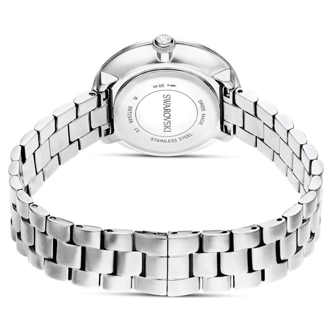 swarovski certa quartz crystal silver dial ladies watch 5672998 swarovski certa quartz crystal silver dial ladies watch 5672998