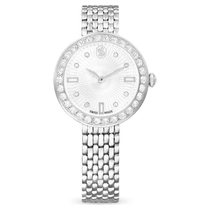 swarovski certa quartz crystal silver dial ladies watch 5673022 swarovski certa quartz crystal silver dial ladies watch 5673022
