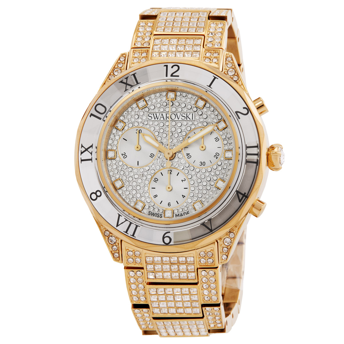 swarovski dextera chronograph quartz crystal watch 5715447 swarovski dextera chronograph quartz crystal watch 5715447