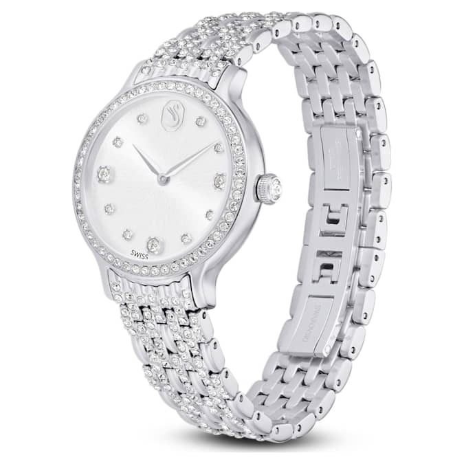 swarovski imber quartz crystal silver dial ladies watch 5693634 swarovski imber quartz crystal silver dial ladies watch 5693634