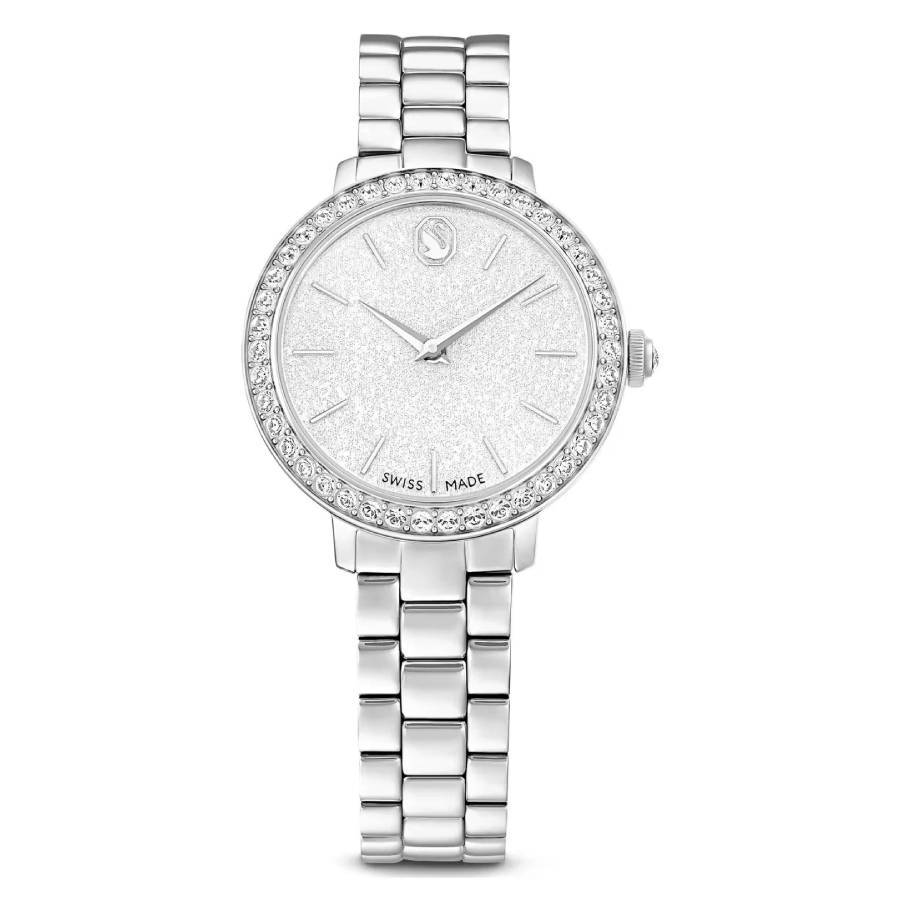 swarovski matrix quartz crystal silver dial ladies watch 5706182 swarovski matrix quartz crystal silver dial ladies watch 5706182