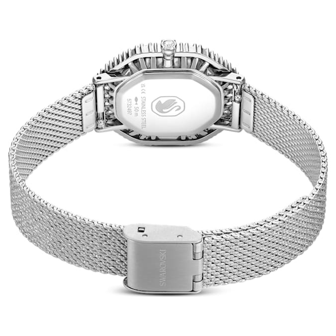 swarovski matrix quartz crystal silver dial ladies watch 5732498 swarovski matrix quartz crystal silver dial ladies watch 5732498