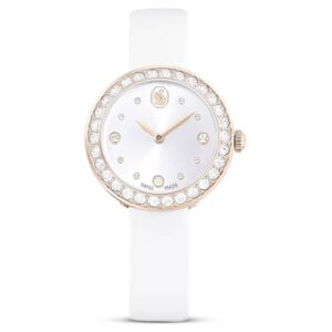 swarovski matrix tennis quartz crystal silver dial ladies watch 5710103