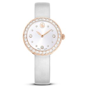 swarovski matrix tennis quartz crystal silver dial ladies watch 5710105