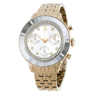 swarovski octea chronograph quartz crystal ladies watch 5730194