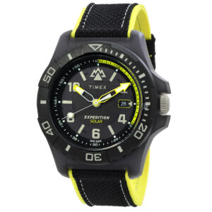 timex expedition north freedive ocean black dial men's watch tw2v66200