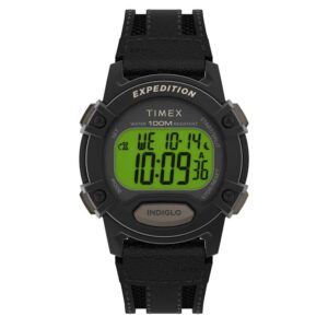 timex expedition quartz digital green dial men's watch tw4b25200