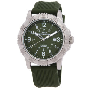 timex expedition ridge quartz green dial men's watch tw4b32100