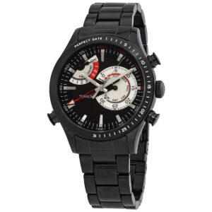 timex intelligent quartz chrono timer black dial men's watch tw2p72800